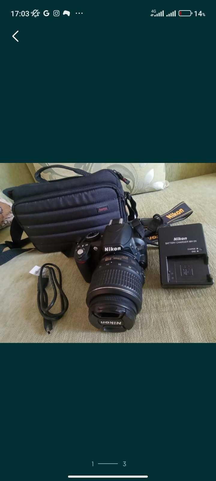 Продам фотоаппарат Nikon D3100