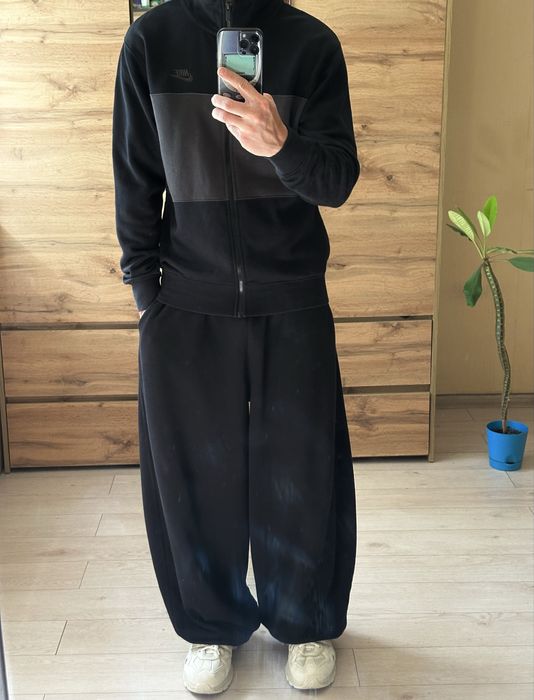 Котонова чоловіча олімпійка чорна Nike s m , с м
