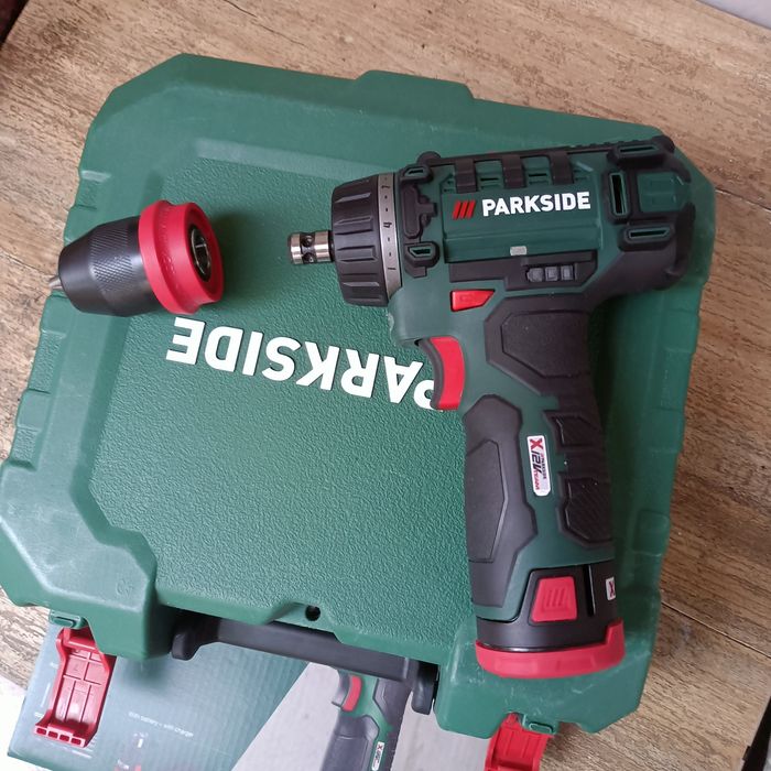 Parkside PBSPA 12 E4 Wkrętarka komplet NOWA
