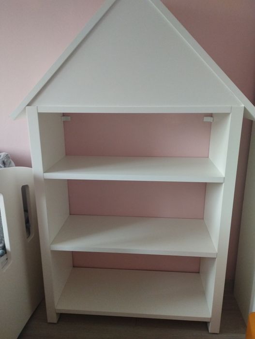 OKAZJA Regal na zabawki domek jak NOWY