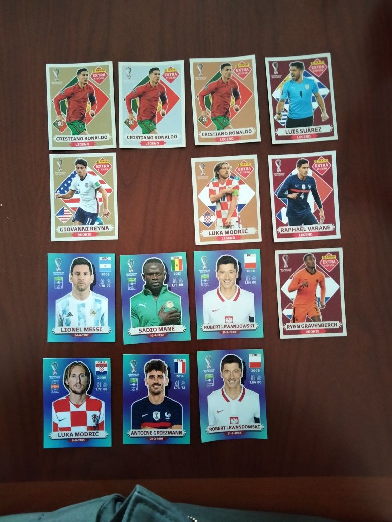 Legends extra stickers mundial 2022