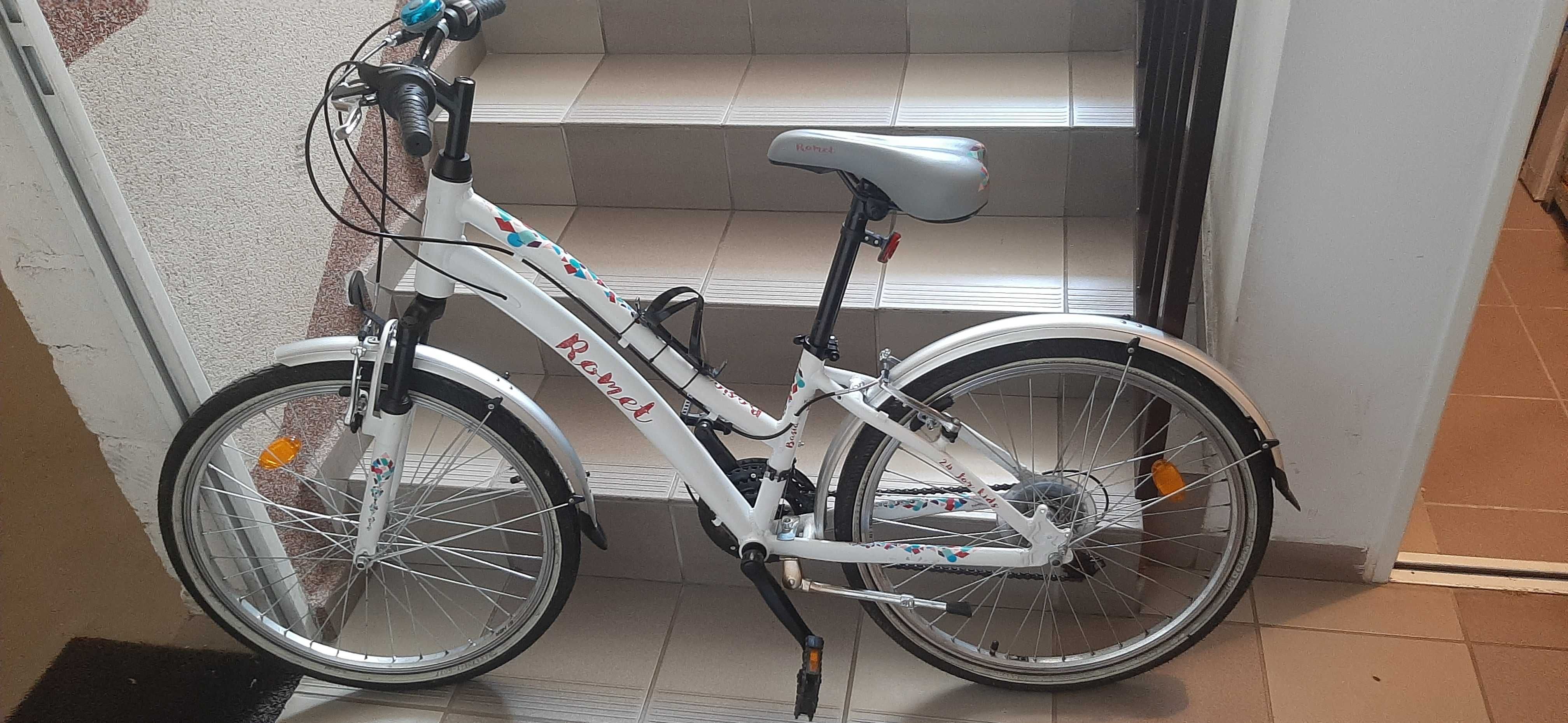 Rower damski/dziecięcy Romet BASIA 24'' ALU, PRAWIE NOWY