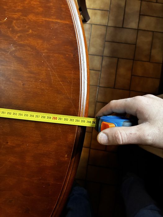 Mesa de jantar extensivel cerejeira