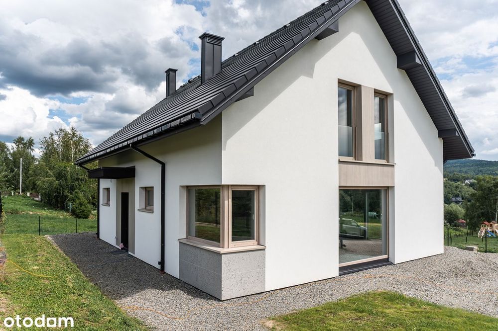 Nowoczesny Dom 162 m2 na 8 arowej działce  nad Jeziorem Mucharskim