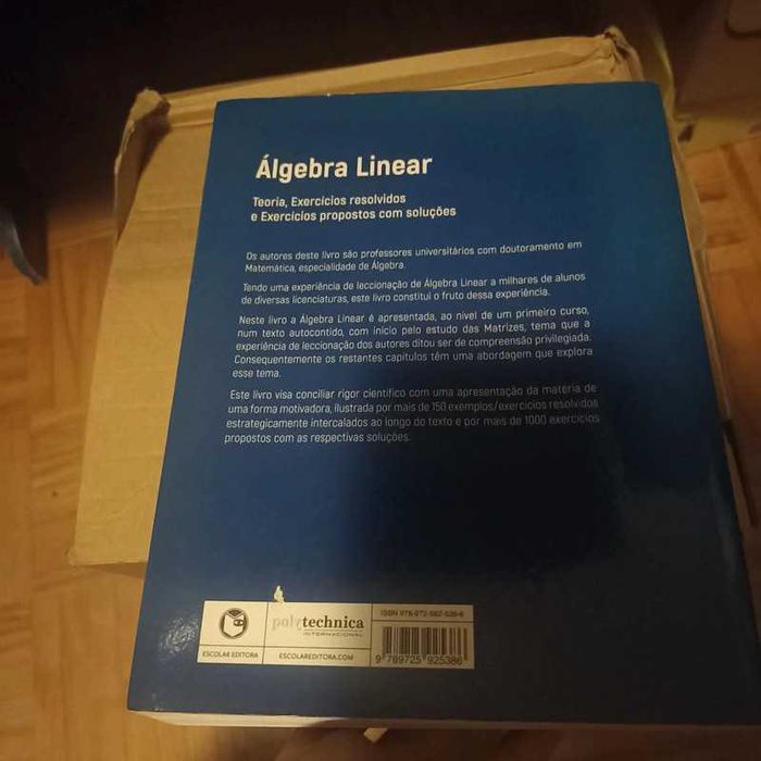 Álgebra linear - teoria e exercícios