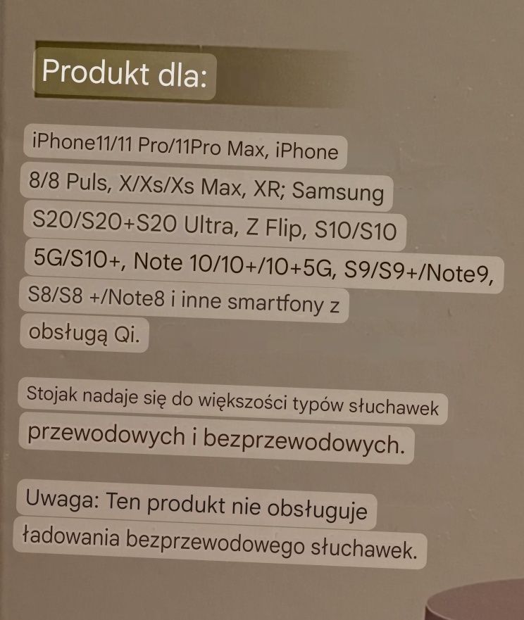 Stojak na słuchawki New Bee
