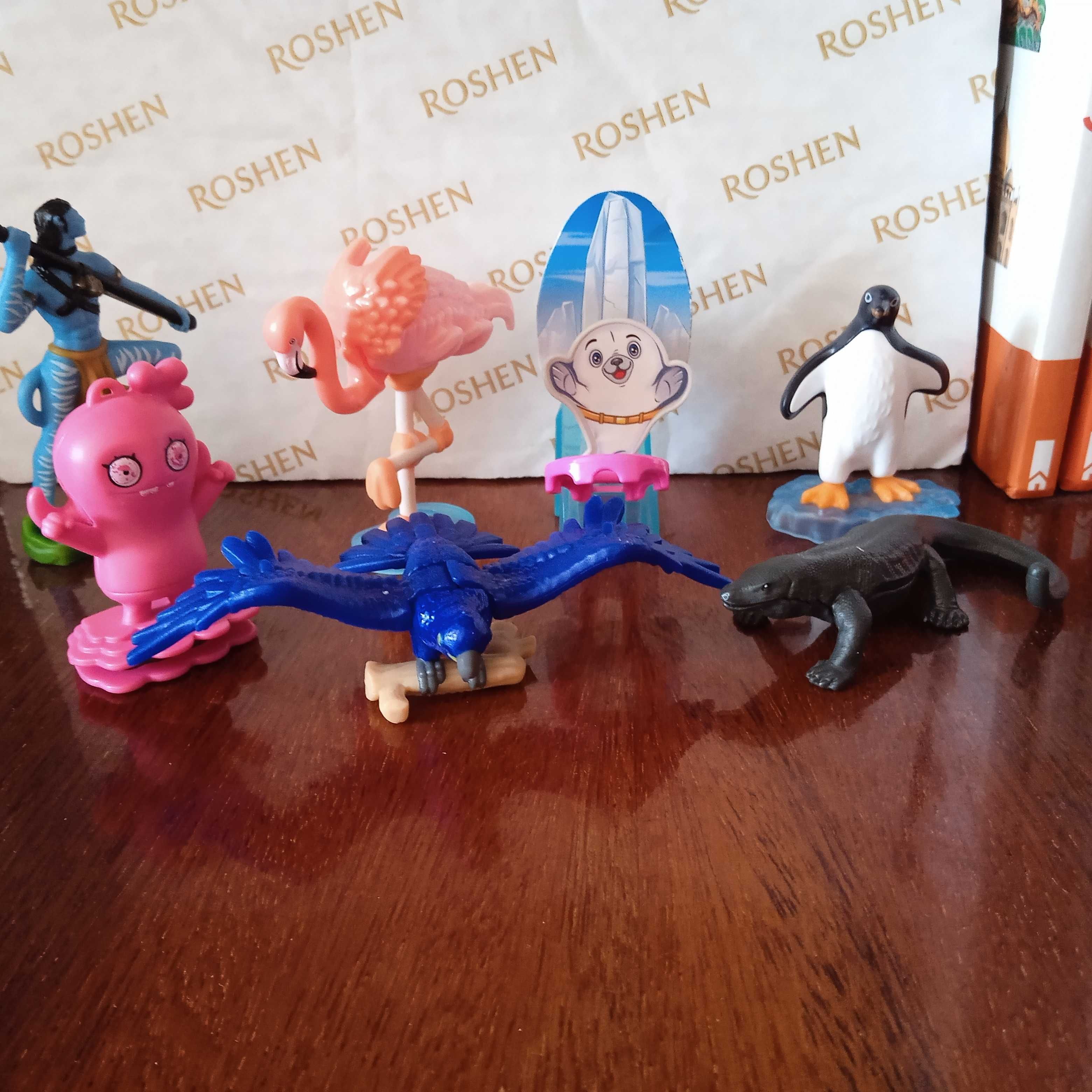 Тварини птахи іграшки з кіндерів фігурки для дівчаток і хлопчиків