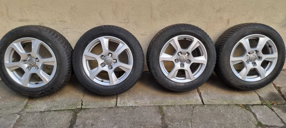 Alufelgi Audi 16" 7,5Jx16 205/60R16 5x112 ET45 ok 5 mm 2020 ZIMA