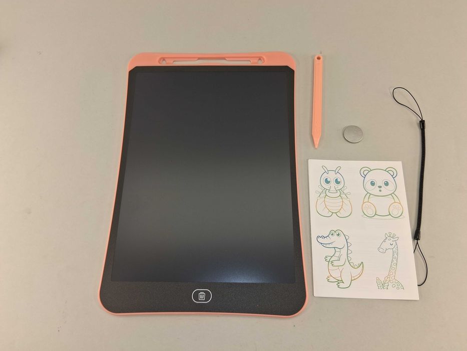N225 Tablet Graficzny LCD 12 Cali Rysik Dla Dzieci Różowy