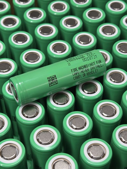 Нові Samsung 50S 21700 Рабочее напряжение: 2,95V–4,24V