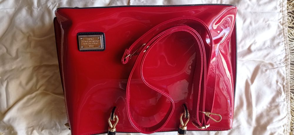 Сумка женская красная