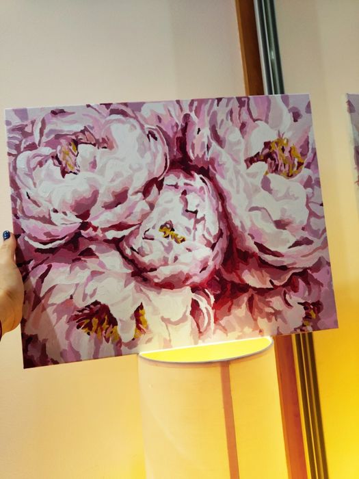 Картина Піони 40*50, подарок женщине,  подарунок на день народження