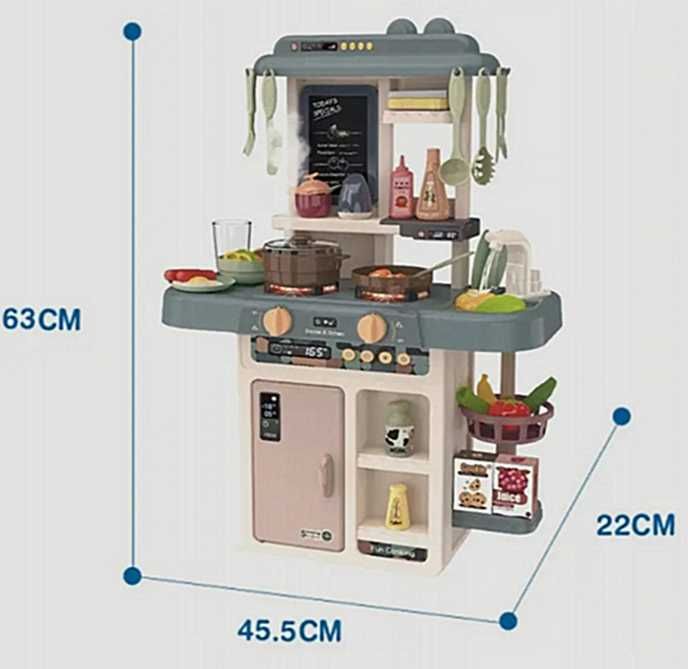 Дитяча кухня іграшкова з ефектами - пара, світло, звуки, льється вода