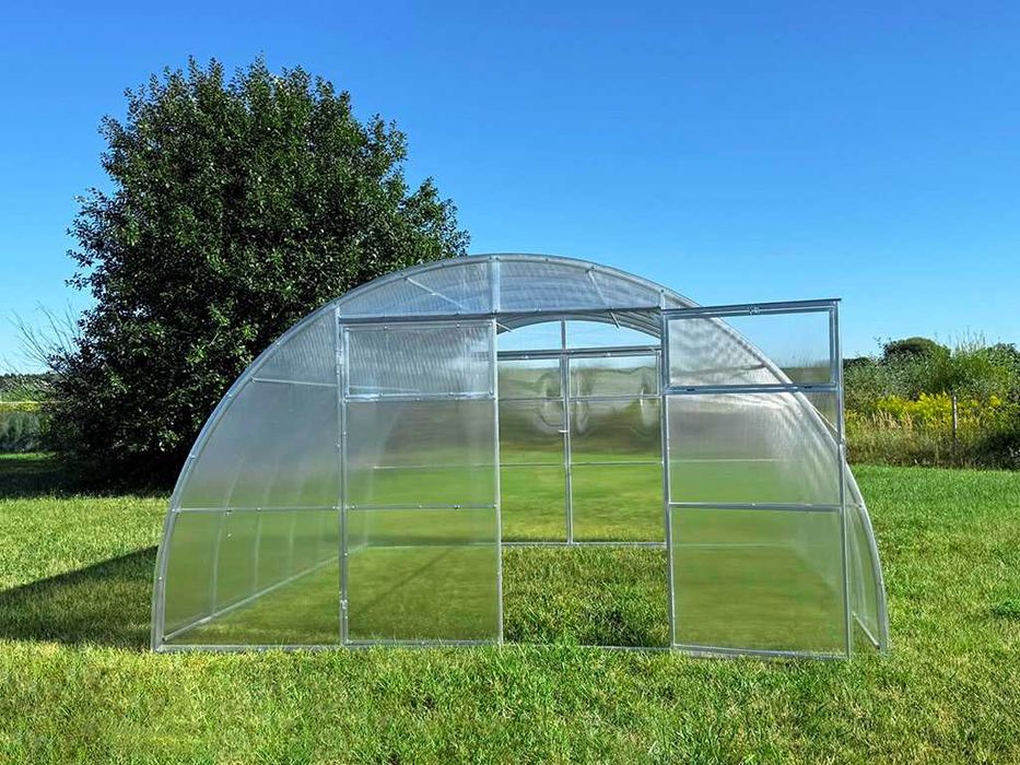 Szklarnia z poliwęglnu 4m Maxi (4x4m, 4x6m, 4x8m, 4x10m,4x12m)