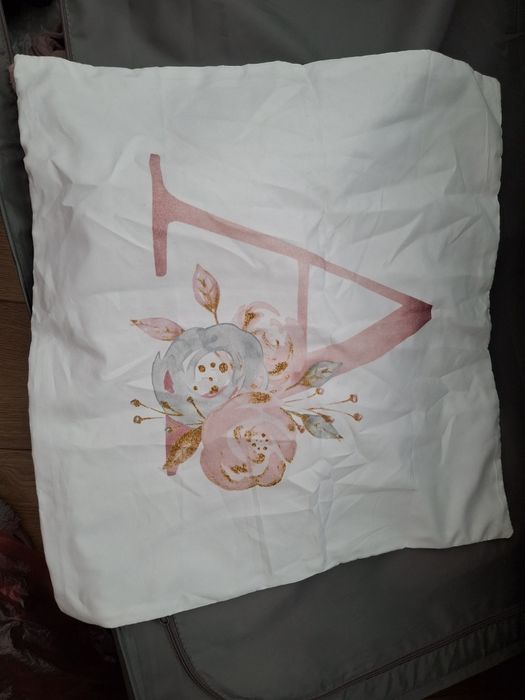 Poszewka z literą A, 45 x45