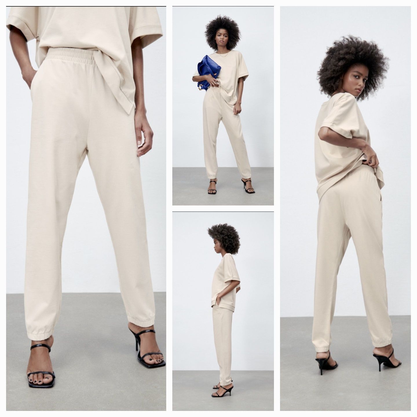 Ідеальні літні штани-джогери від Zara з високою посадкою. New