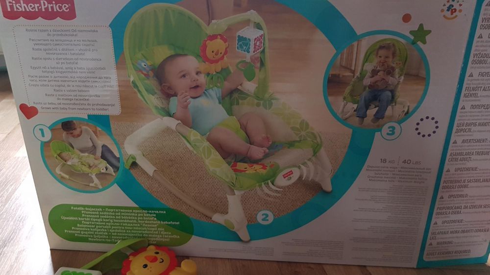 Leżaczek bujaczek Fisher Price