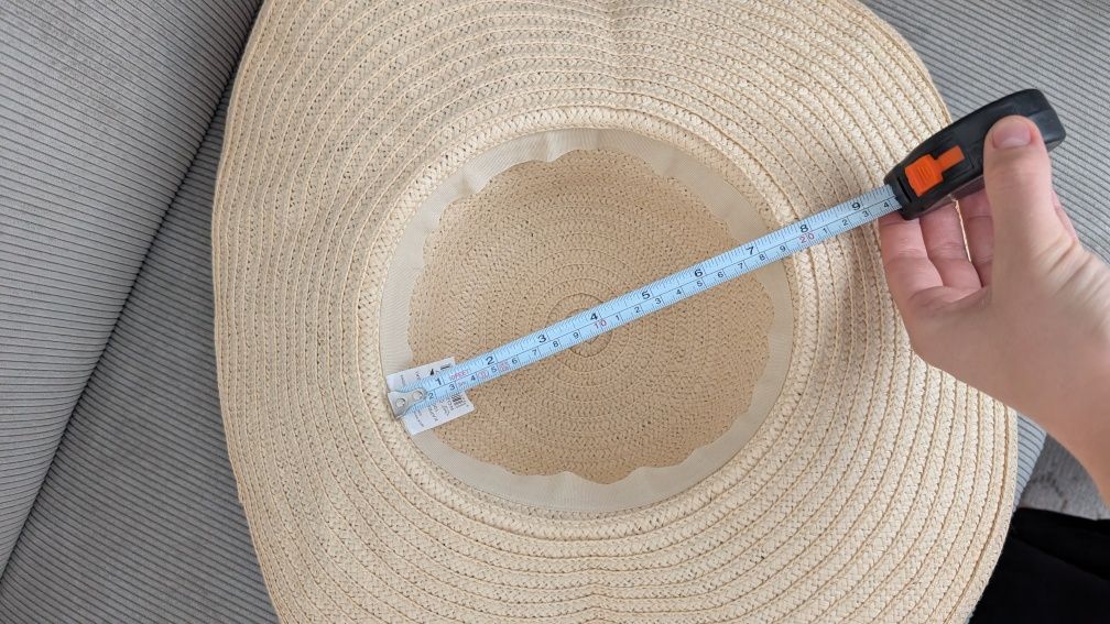 Kapelusz damski z dużym  rondem słomkowy papier 57 Dorpol