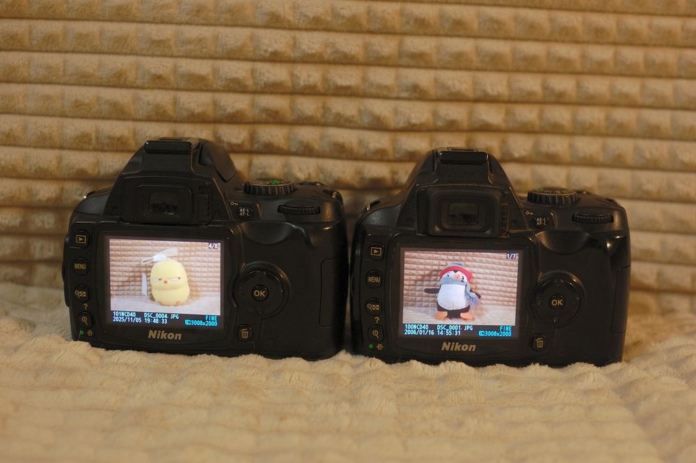 Фотоапарат Nikon D40 6MP CCD Пробіг одного 2372 Shutter count