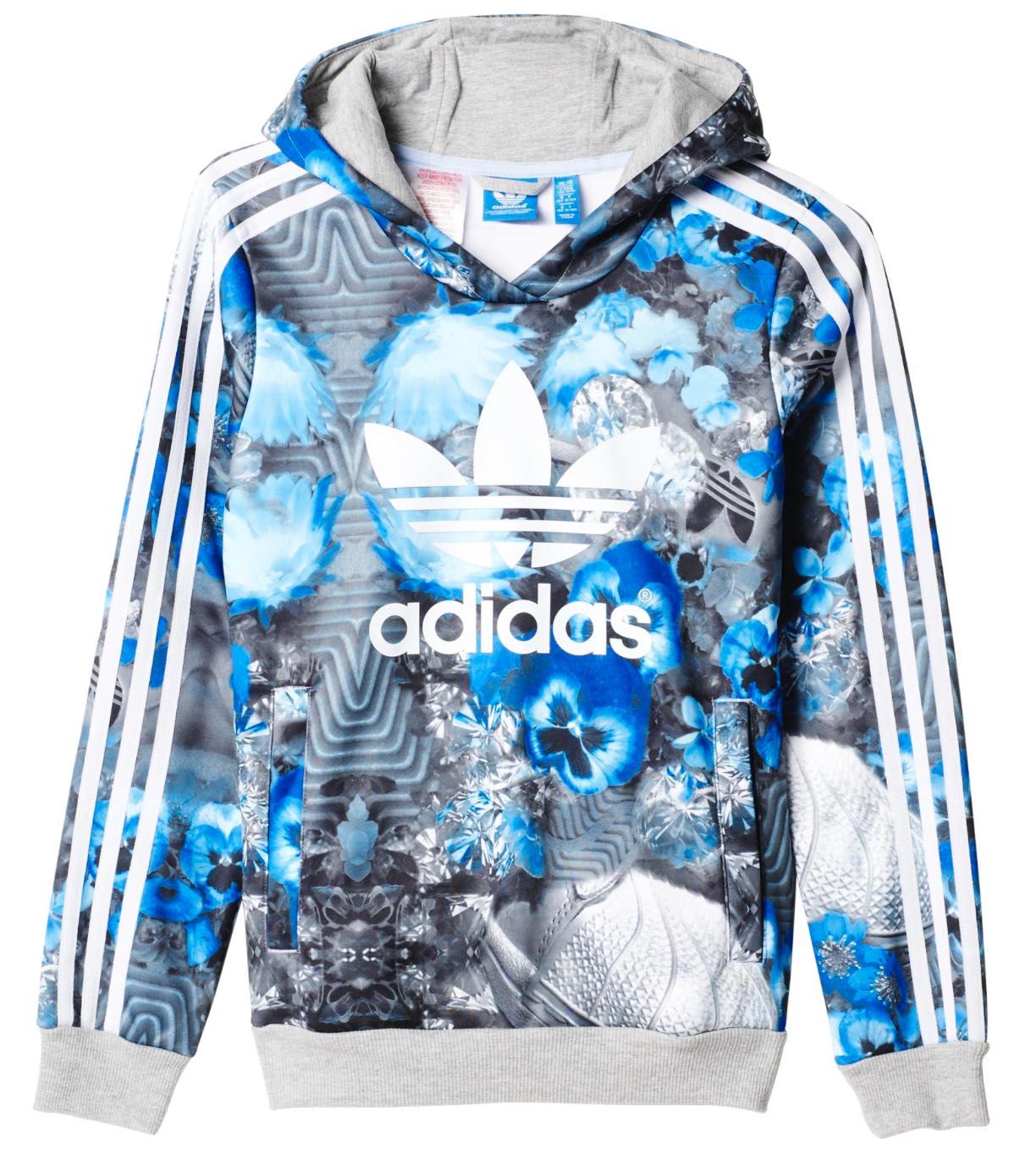 Adidas Originals bluza w przepiękne kwiaty bratki rozmiar 128