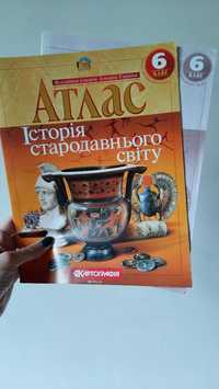 Атлас+контурна карта Історія стародавнього світу 6 клас