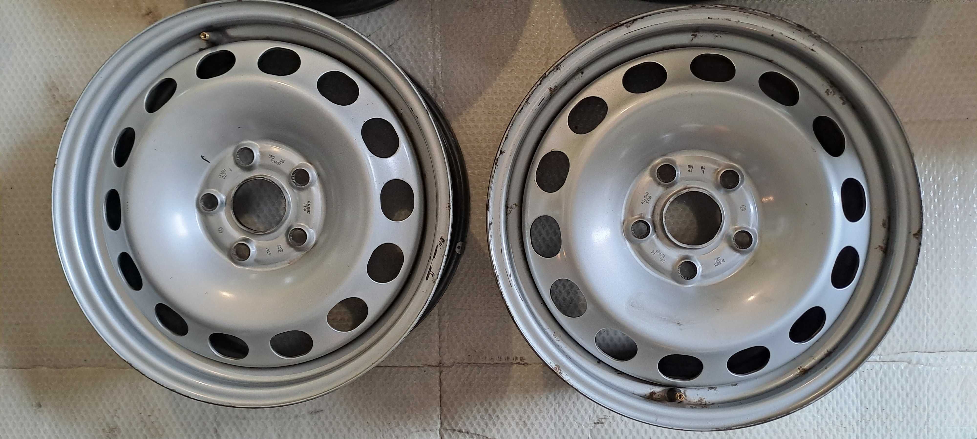 VW 2K3 CADDY ORG. Felgi stalowe 6J / 16" / 5x112 ET50 Komplet 4 szt