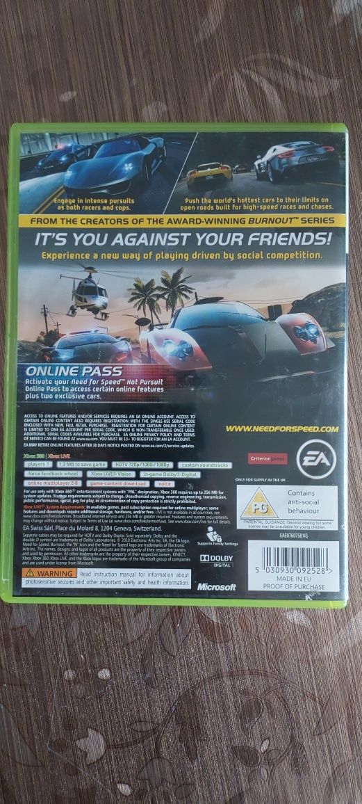 Gra Need For Speed Hot Pursuit xbox 360