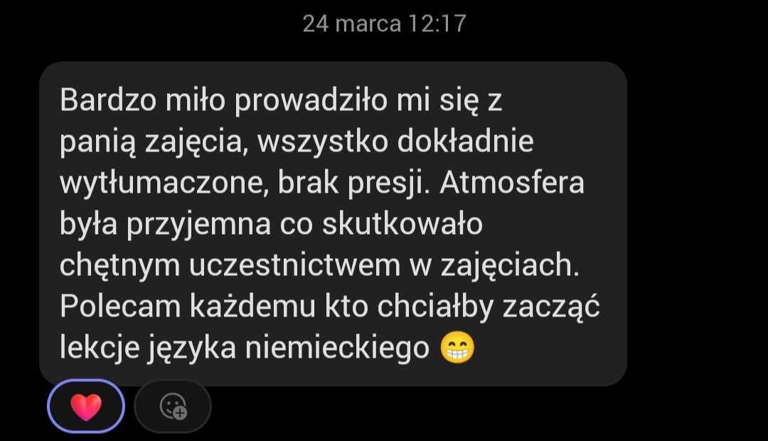 Korepetycje z języka niemieckiego - zajęcia z lektorem