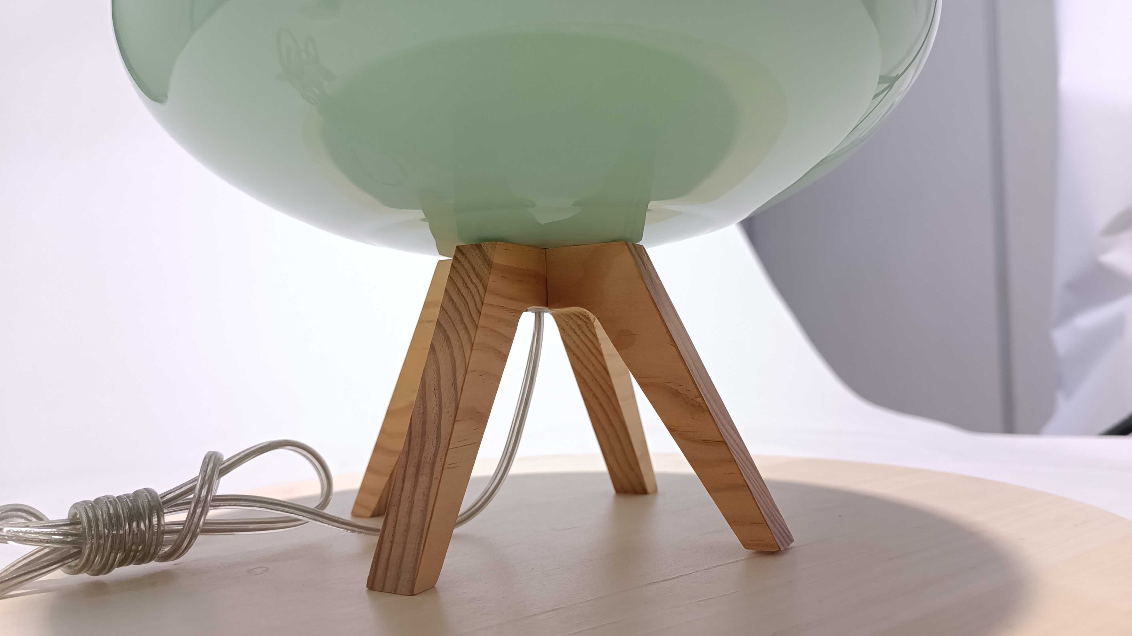 Candeeiro de mesa | Verde marinho claro