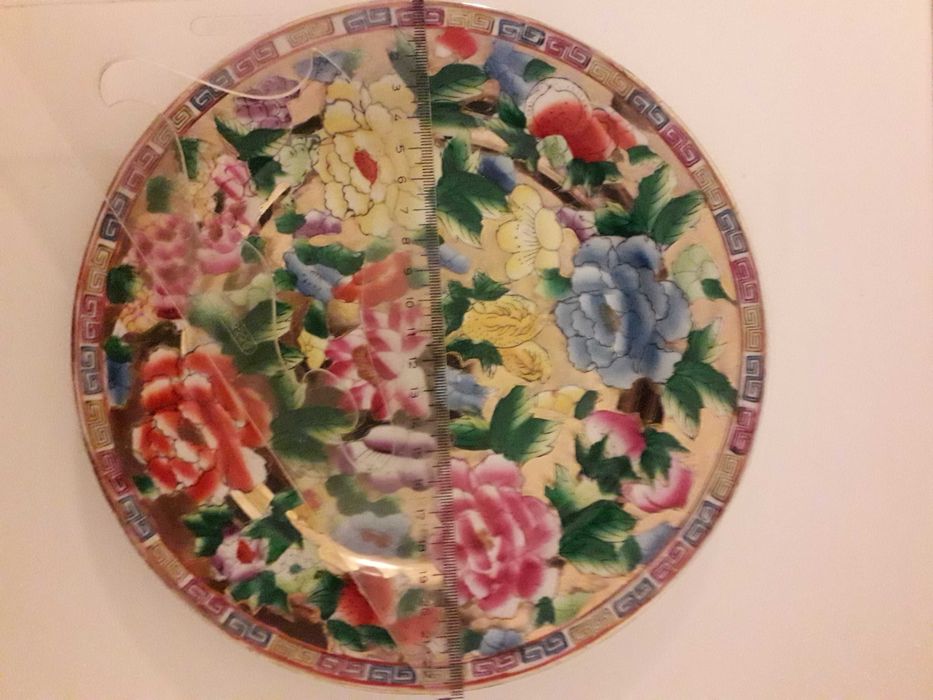 Pratos loiça chinesa-fabricados em Macau