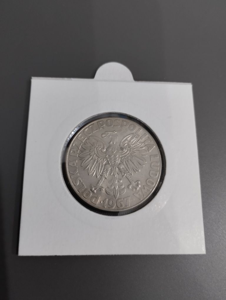 Marii Skłodowskiej-Curie 10zł moneta PRL  1967r