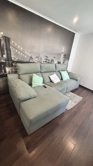 Sofa eletrico 3 lugares