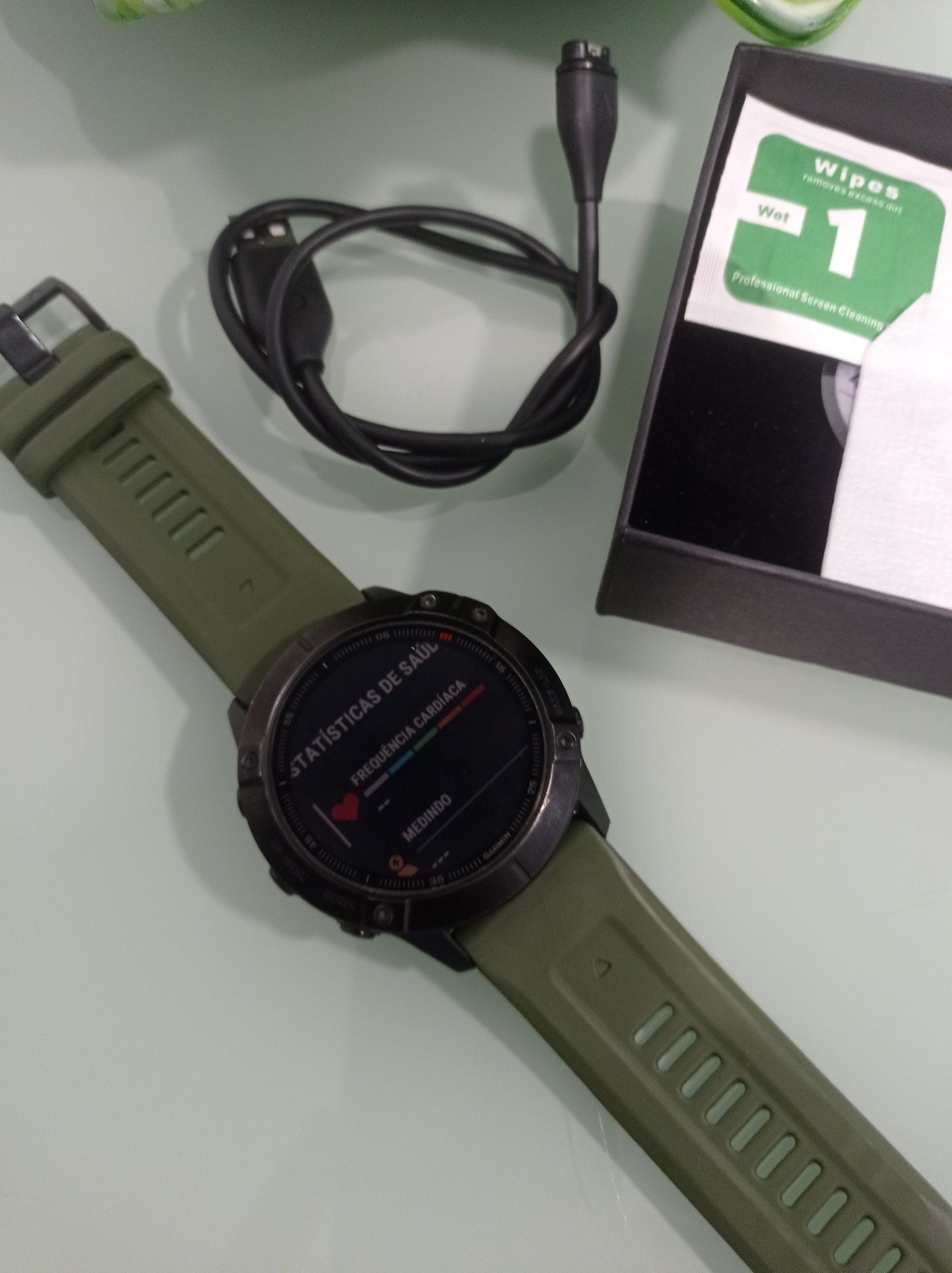 Garmin Fênix 6X Pró 51mm em muito bom estado geral