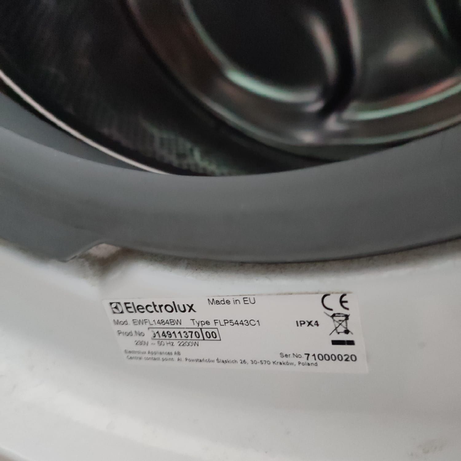 Części do pralki Electrolux 1484BW