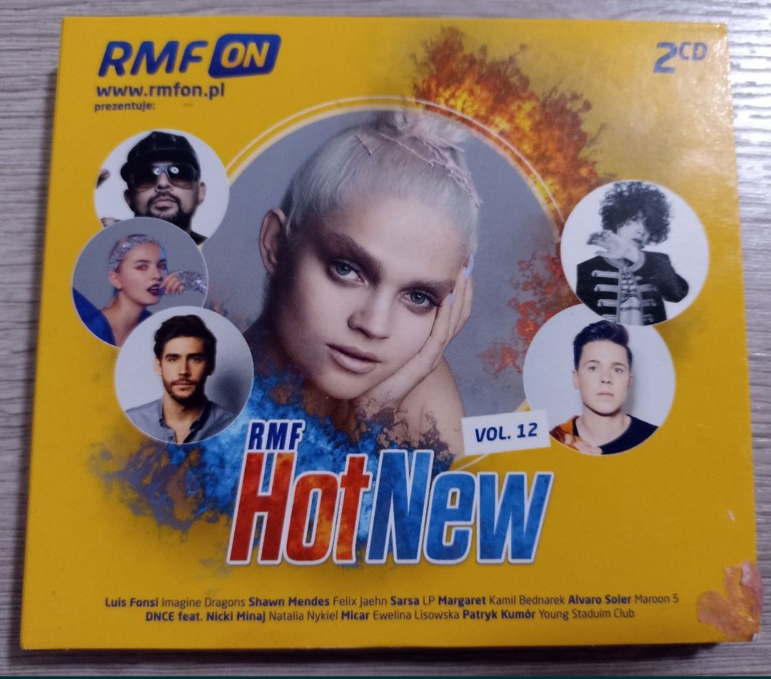 oryginalna płyta CD RMF Hot New vol. 12 stan idealny 2 plyty muzyka