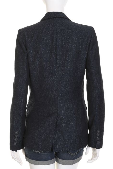 NEXT taliowana granatowa marynarka damska w rzucik żakiet blezer 34 36