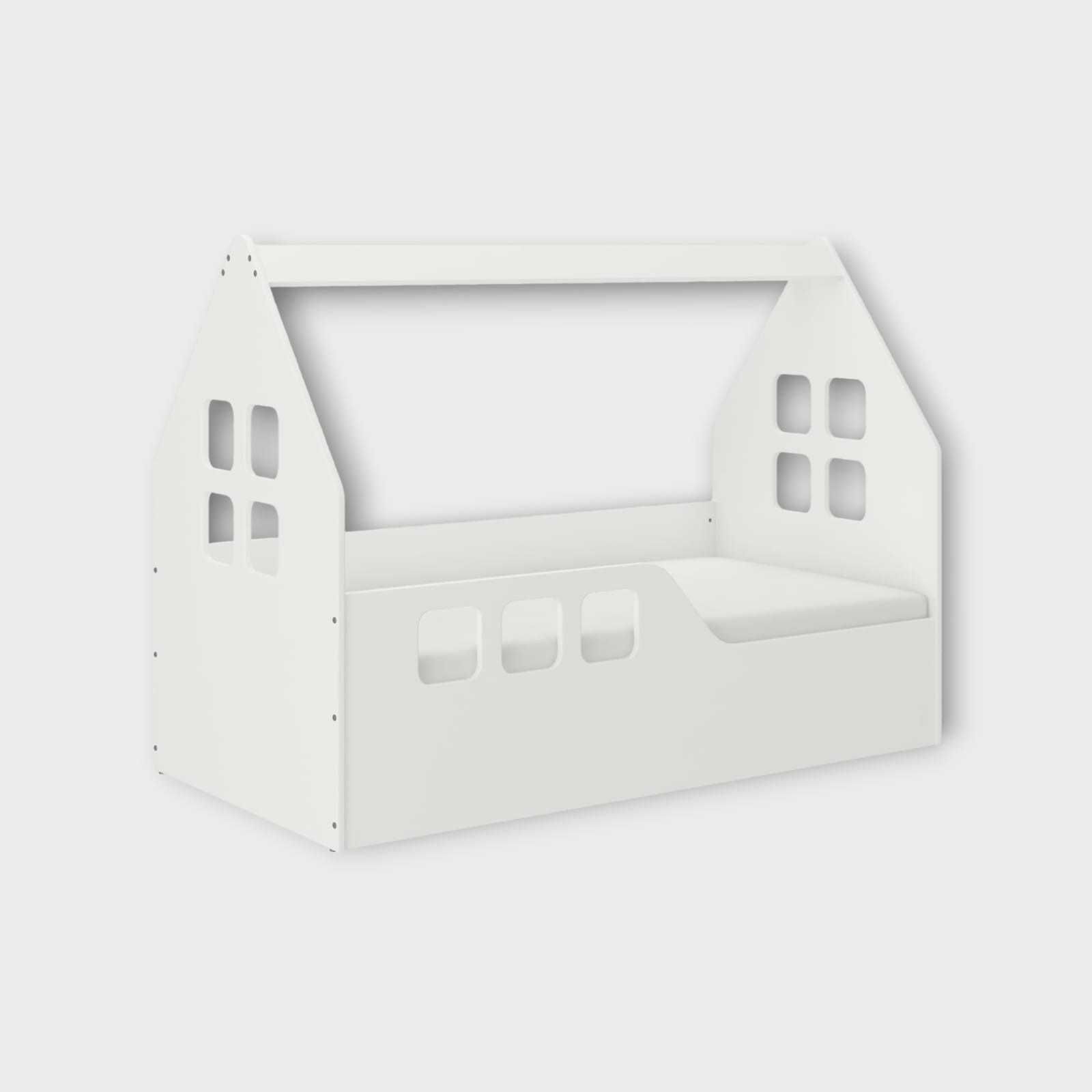 Łóżko dziecięce DOMEK 160x80 + materac + pokrowiec