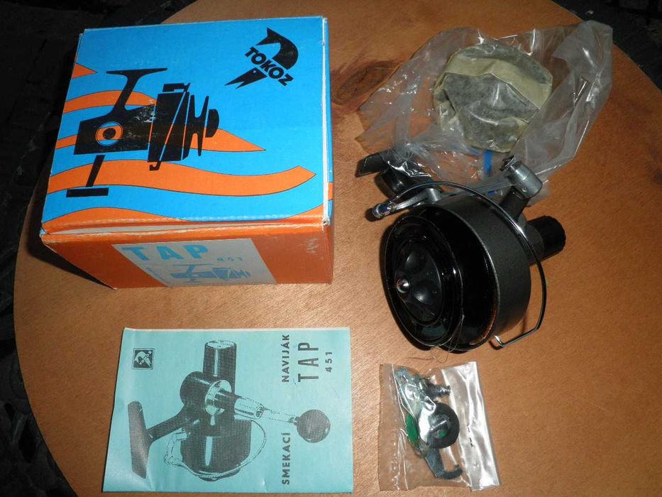 kołowrotek TOKOZ TAP 451 czechosłowacki zabytek kolekcjonerski