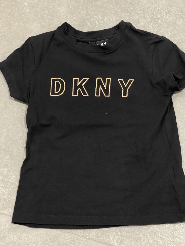 T shirt dourada DKNY criança