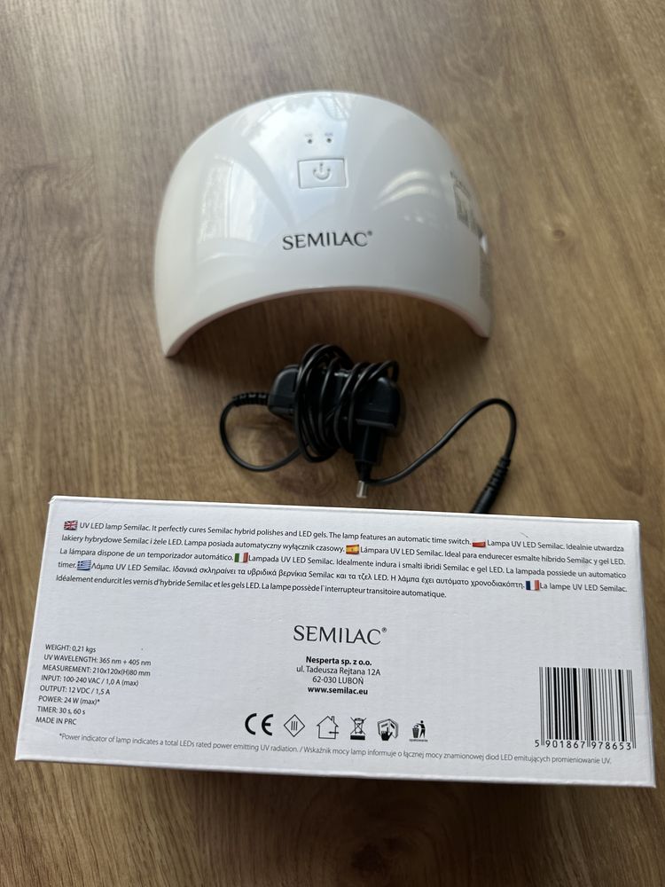 Lampa do hybrydy żelu mostek UV LED 24W