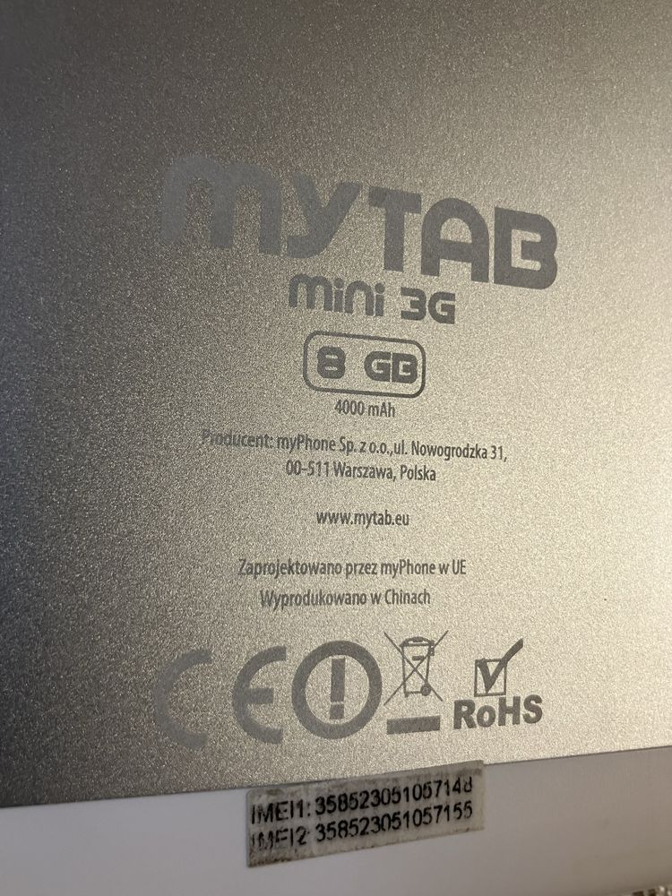 Tablet MyTab mini 3G 8 GB.
