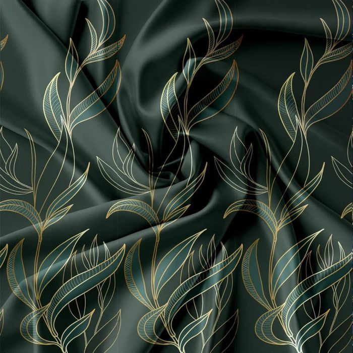 Pościel Satynowa 160x200 Liście 2425 eStilex