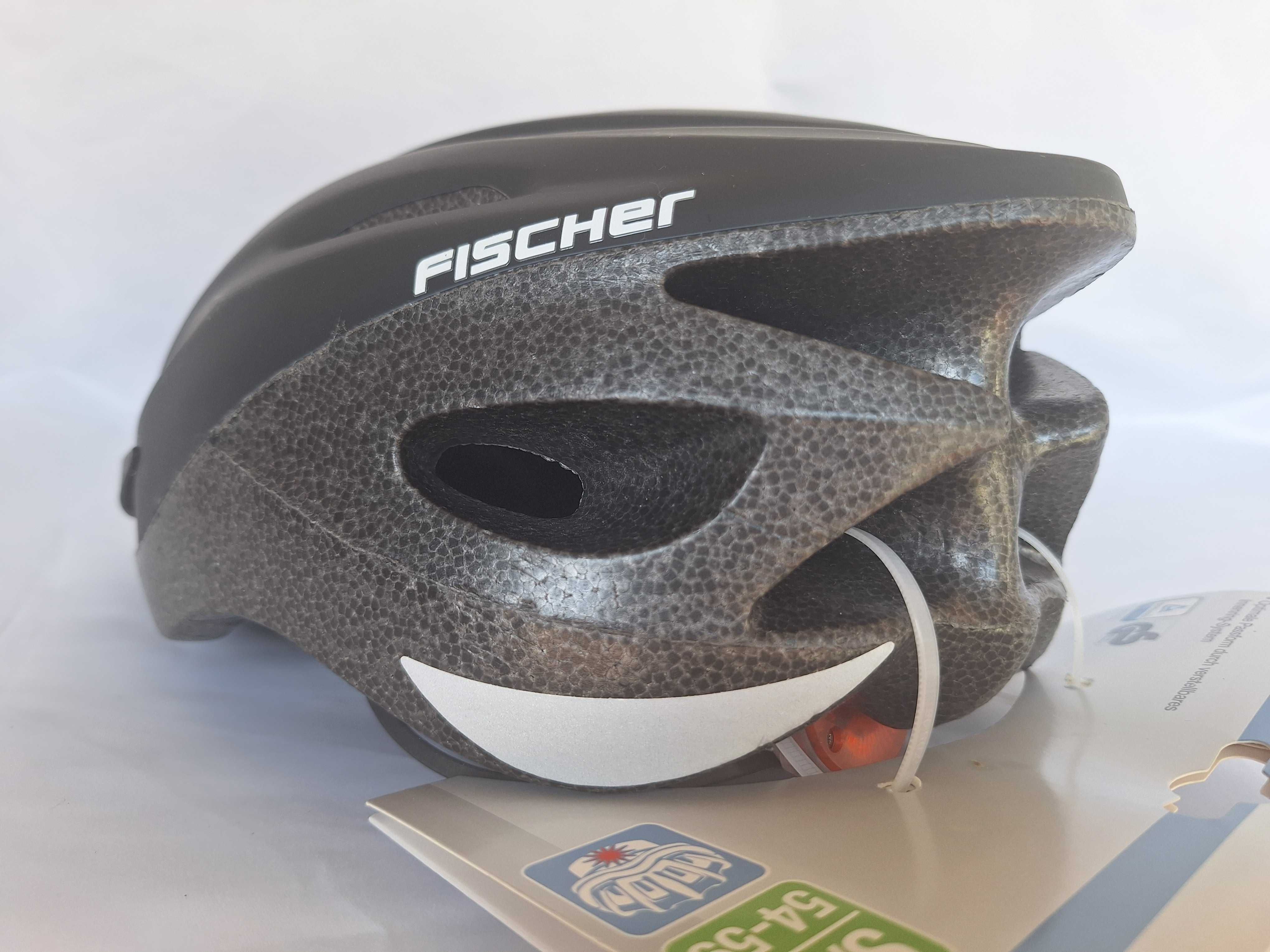 Kask rowerowy Fischer Helm FZ-016 Fahrad Black Matt S/M 54-59cm