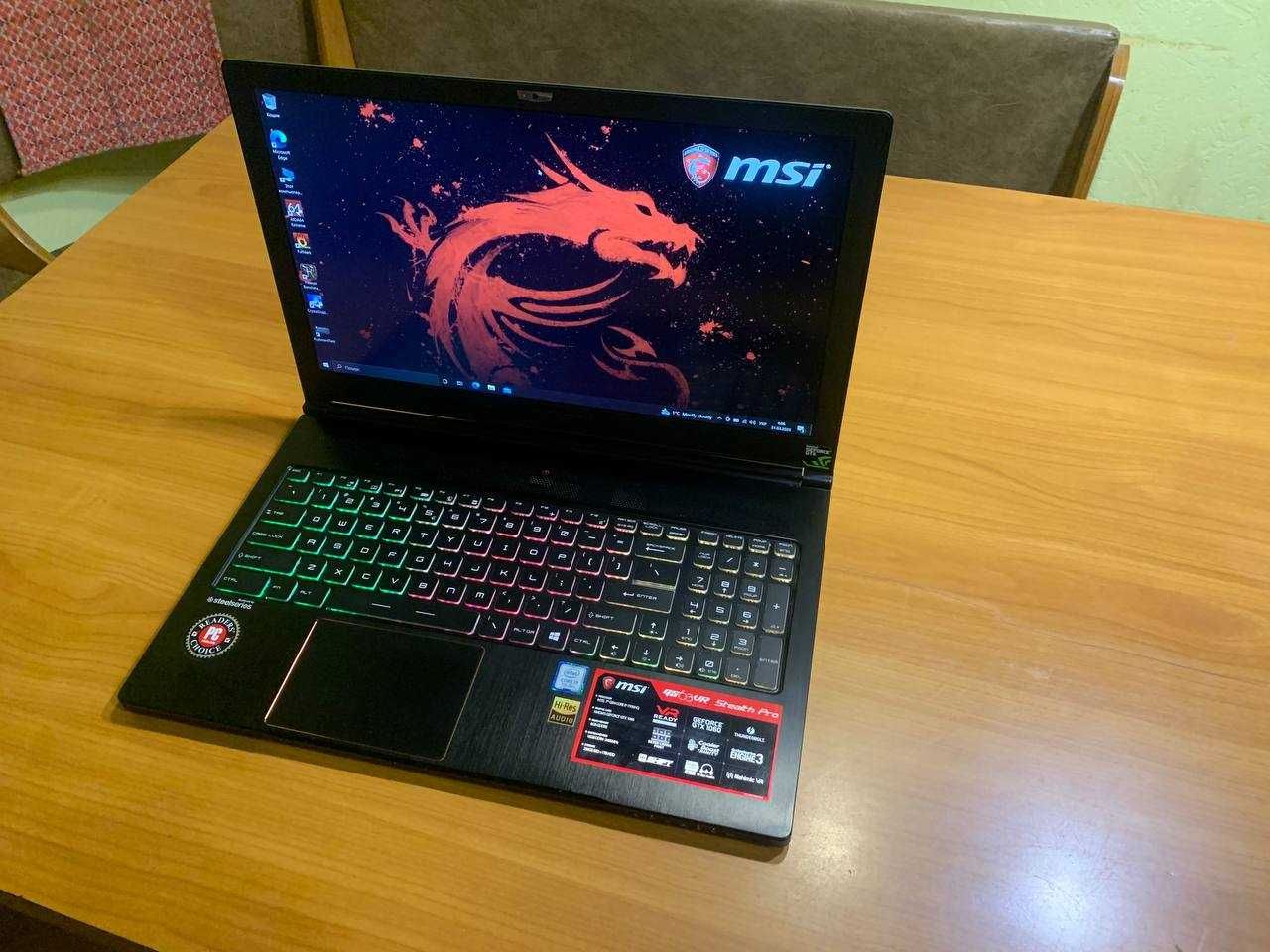 ТОП!MSI Core i7/GTX 1060/SSD/FHD IPS/16GB DDR4 Ігровий ноутбук