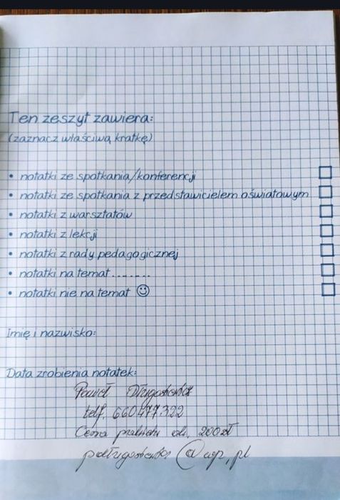 Zeszyt w kratkę - wersja dla nauczycieli - Nowa Era