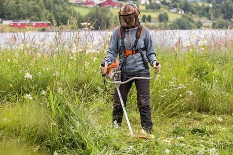 Koszenie trawy kosą spalinową, szybko i tanio profesjonalnie