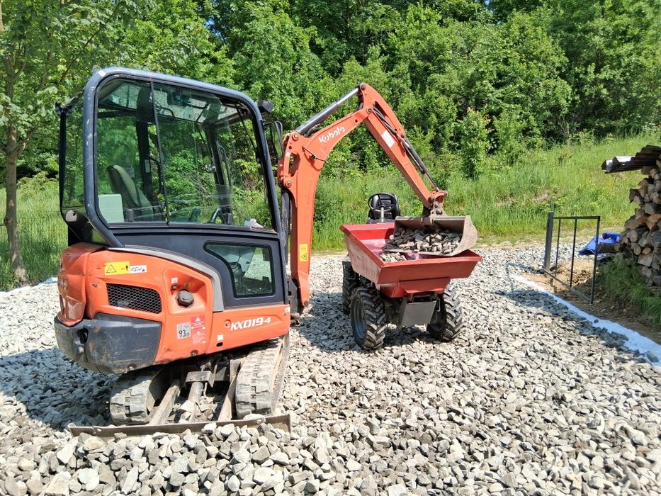Wynajem koparki Kubota 1,9t