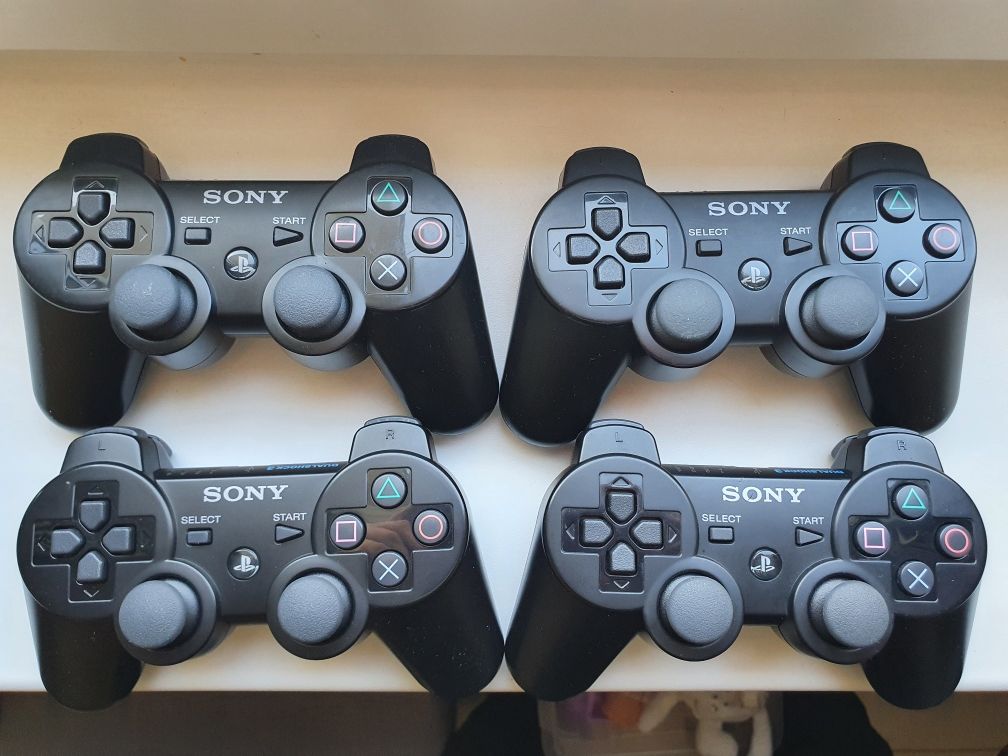 Oryginalny Pad Ps2 Ps3 Dualshock 2 3 Sony CZARNY NIEBIESKI