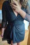 Vestido com estrelas Stradivarius