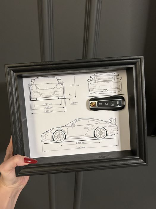 Porsche 911 GT3 RS Ramka z kluczykiem